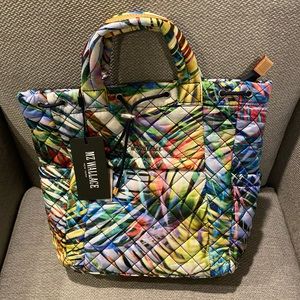 NWT MZ Wallace Small Convertible Backpack in Summer Palm